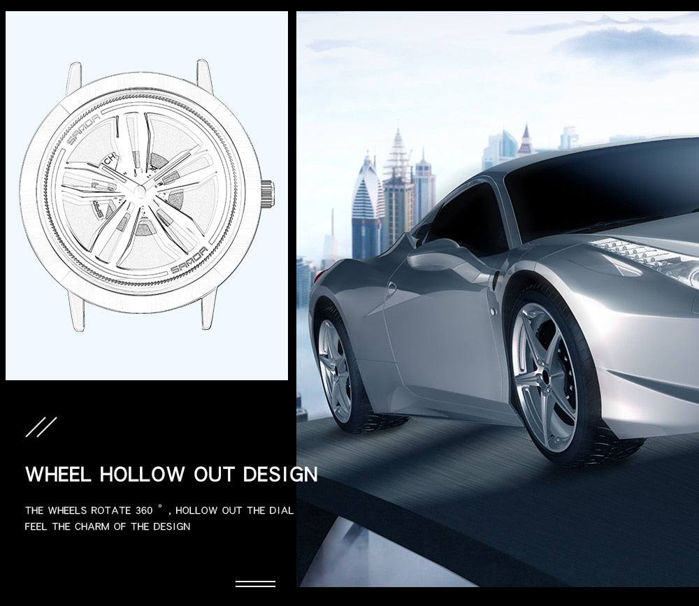 Rotating Car Wheel Wrist Watch for Men - Premium Watches from Dressmycell.com - Just $40.00! Shop now at Dressmycell.com Rotating Car Wheel Wrist Watch for Men - Premium Watches from Dressmycell.com - Just $40.00! Shop now at Dressmycell.com